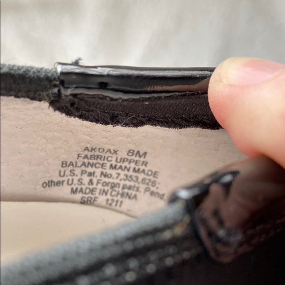 Anne Klein Sport Black Flexible Flats Size 8 - Picture 3 of 6